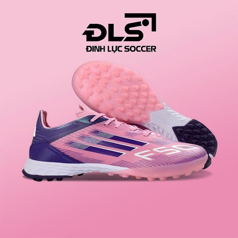 Giày Bóng Đá Adidas F50 Elite Hồng Đào Vạch Tím TF