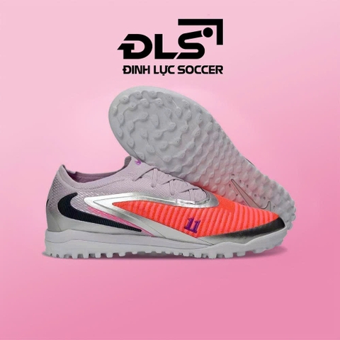 Giày Bóng Đá Nike Phantom 6 Elite 2026 Xám Hồng Đỏ Cổ Lửng TF