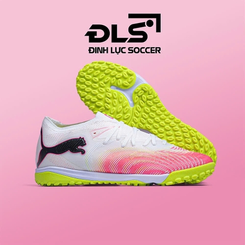 Giày Bóng Đá Puma Future 8 Ultimate Đỏ Gót Trắng Đào Cổ Cao TF