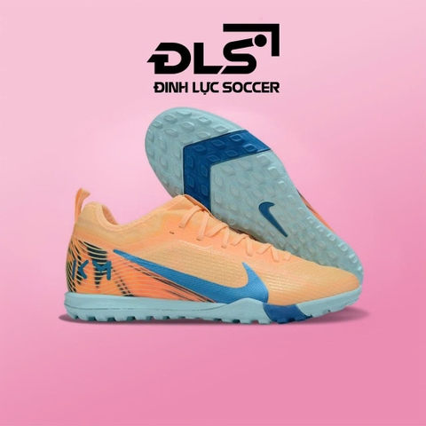 Giày Bóng Đá Nike Mercurial Vapor 16 Pro 2025 Cam Đào Vạch Xanh Navy TF