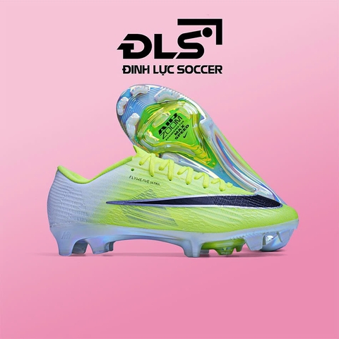 Giày Bóng Đá Nike Mercurial Superfly 11 Elite Xanh Lá Mạ Gót Trắng Lưỡi Gà Liền FG