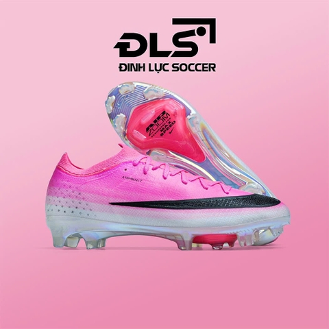 Giày Bóng Đá Nike Mercurial Vapor 17 Elite 2026 Trắng Hồng Tím Vạch Đen Lưỡi Gà Liền FG