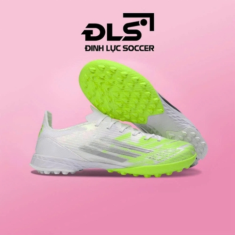 Giày Bóng Đá Adidas F50 Elite Trắng Chuối Vạch Xám TF