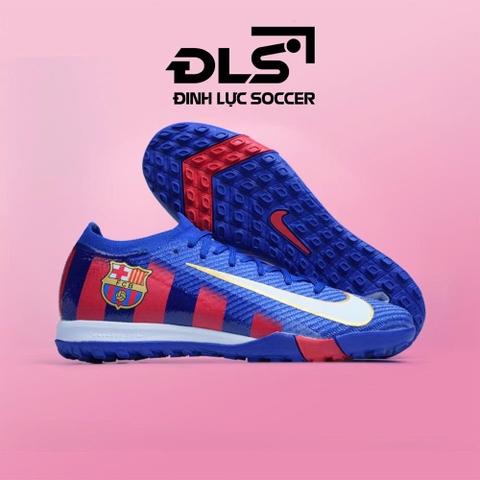 Giày Bóng Đá Nike Mercurial Vapor 16 Elite Barcelona Xanh Đỏ Cổ Lửng TF