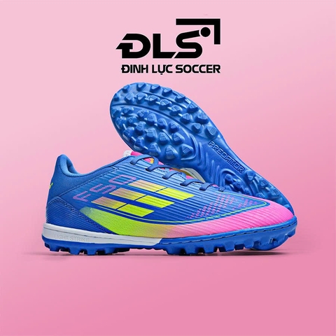 Giày Bóng Đá Việt Nam Winbro F50 Pro Xanh Biển Hồng Chuối TF