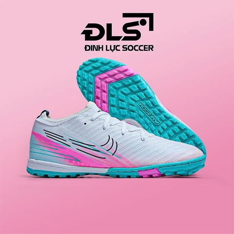 Giày Bóng Đá Việt Nam Winbro Mercurial Vapor 16 Pro Trắng Gót Hồng Xanh TF