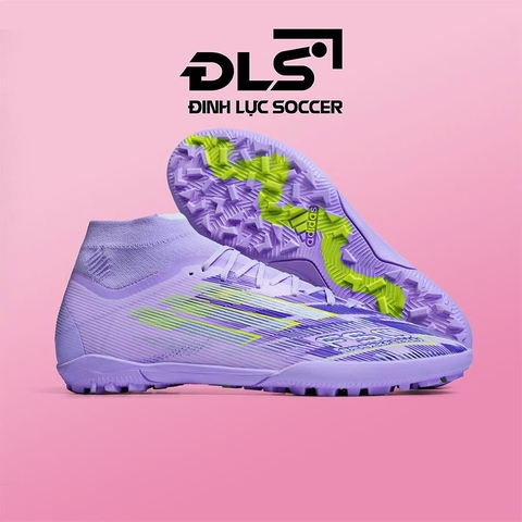 Giày Bóng Đá Adidas F50 Cổ Cao Tím Khoai Môn TF