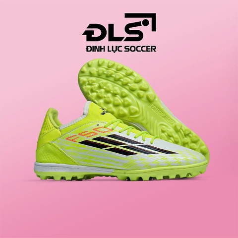 Giày Bóng Đá Việt Nam Winbro F50 Pro Vàng Chanh Vạch Đen TF