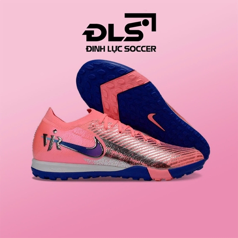 Giày Bóng Đá Trẻ Em Mercurial Vapor 16 Elite Vini JR Hồng Xám Cổ Lửng TF