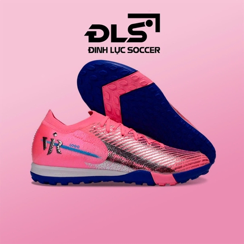 Giày Bóng Đá Mercurial Vapor 16 Elite Vini JR Hồng Xám Cổ Lửng TF