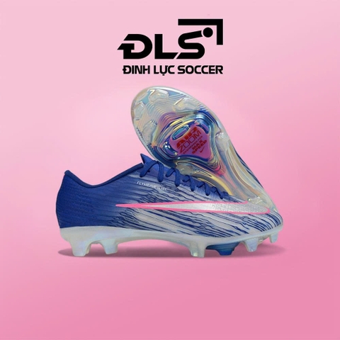 Giày Bóng Đá Nike Mercurial Superfly 11 Elite Xanh Trắng Vạch Bạc Hồng Cổ Lửng FG