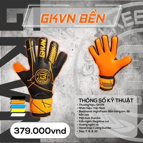 Găng Tay Thủ Môn GKVN Bền - Cam