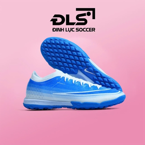 Giày Bóng Đá Nike Mercurial Vapor 17 Elite 2026 Xanh Trắng Vạch Xanh Lưỡi Gà Liền TF