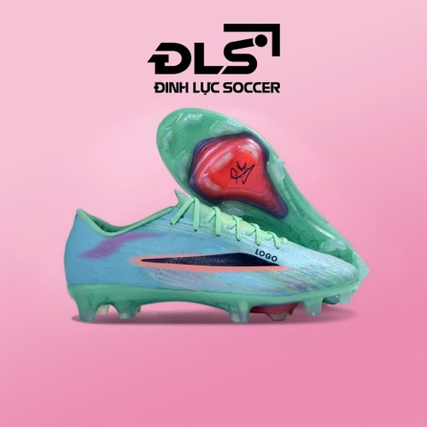 Giày Bóng Đá Mercurial Superfly 11 Elite Xanh Ngọc Vạch Đen Cam FG