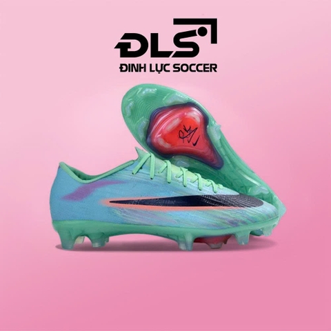 Giày Bóng Đá Nike Mercurial Superfly 11 Elite Xanh Ngọc Vạch Đen Cam FG