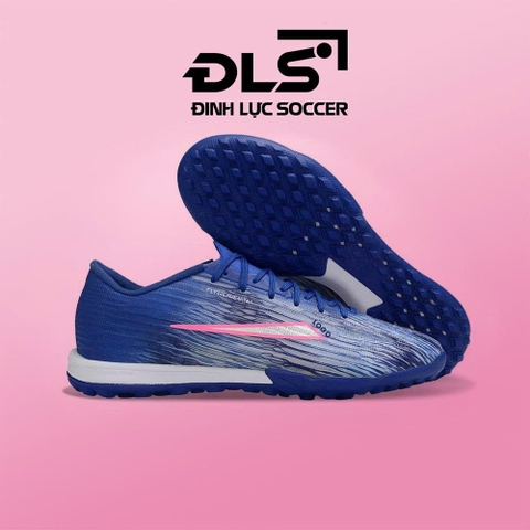 Giày Bóng Đá Mecurial Superfly 11 Xanh Vạch Trắng Hồng TF