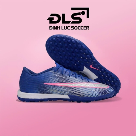 Giày Bóng Đá Nike Mercurial Superfly 11 Elite Xanh Dương Vạch Trắng Hồng Lưỡi Gà Liền TF