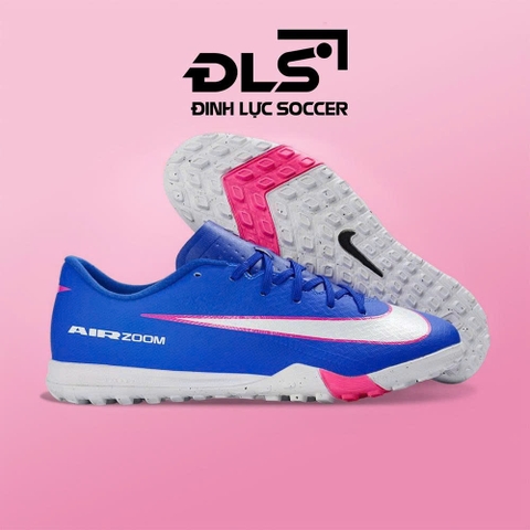 Giày Bóng Đá Nike Mercurial Vapor 16 Academy Xanh Coban Đế Trắng Mới TF