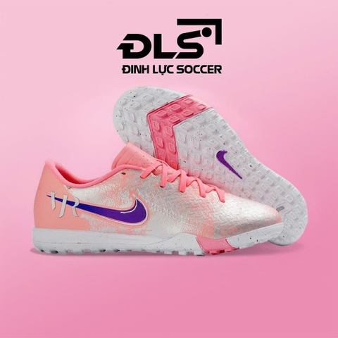 Giày Bóng Đá Nike Mercurial Vapor 16 Academy Vini Hồng Nhạt Đế Trắng Mới TF