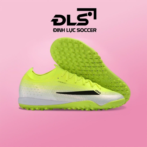 Giày Bóng Đá Trẻ Em Mercurial Vapor 17 Elite Xanh Chuối Đế Đệm TF