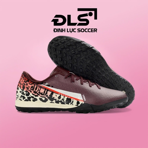 Giày Bóng Đá Mercurial Vapor 16 Academy United003 Safari Nâu Xám Đế Đệm TF
