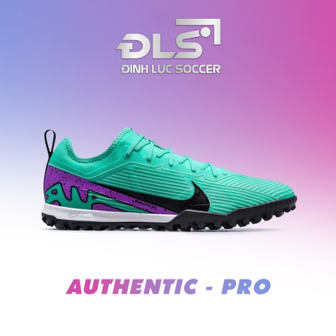 GIÀY BÓNG ĐÁ NIKE MERCURIAL VAPOR 15 PRO TF - DJ5605-300 - XANH LÁ/TÍM