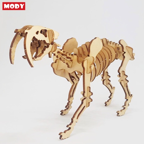 Mô hình lắp ráp 3D hóa thạch hổ răng kiếm Mody M32014