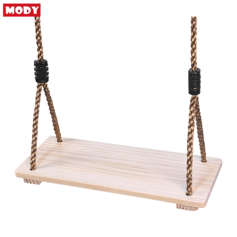 Xích đu gỗ cao cấp cho bé có dây điều chỉnh độ cao Mody M43172