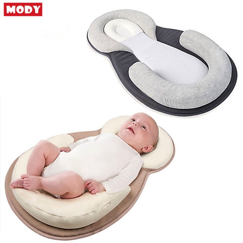 Đệm ngủ đúng tư thế chống trào ngược, chống méo đầu cho bé Mody M5637