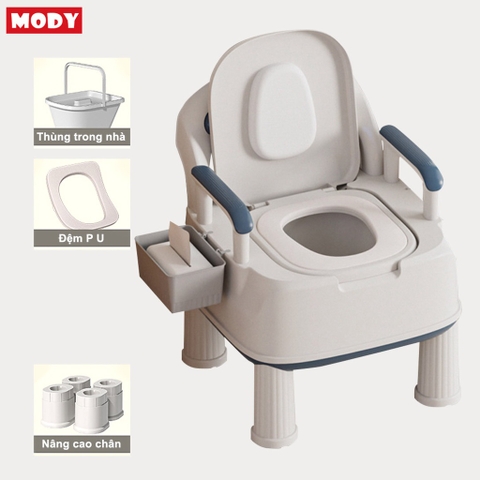 Bồn cầu di động dạng ghế ngồi cho người già, bồn vệ sinh cho bà bầu và người bệnh Mody M32