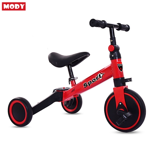 Xe đạp gập gọn thăng bằng cho bé 3 in 1 có bàn đạp Mody M618