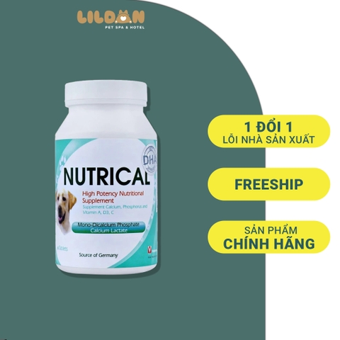 NUTRICAL Viên Bổ Sung Canxi Và Khoáng Cho Chó Mèo