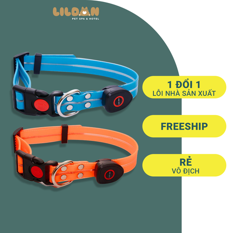Dây Dẫn Chó Mèo - Vòng Cổ và Dây Dẫn Chó Mèo Có Đèn LED Phát Sáng