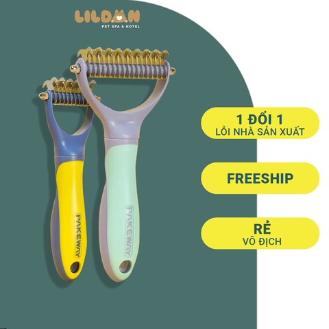 PAKEWAY Lược gỡ rối lông chó mèo