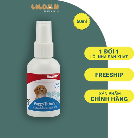 BIOLINE (50ml) Xịt Huấn Luyện Chó Đi Vệ Sinh Đúng Chỗ