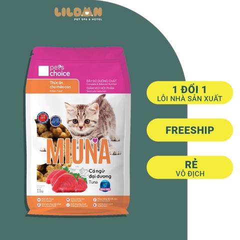 MININO Thức Ăn Hạt Khô Cho Mèo Con Và Mèo Trưởng Thanh