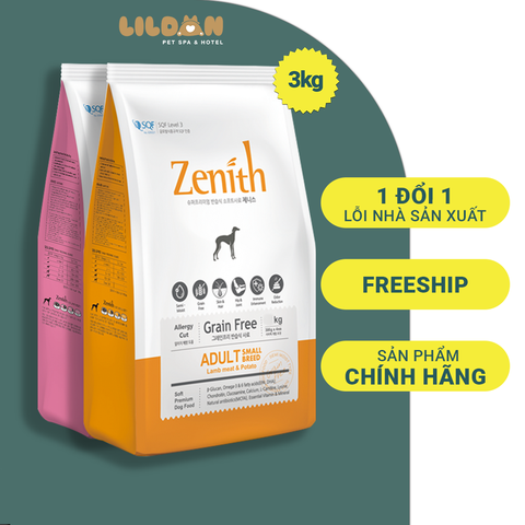 ZENITH Thức Ăn Hạt Mềm Cho Chó Con Và Chó Trưởng Thành