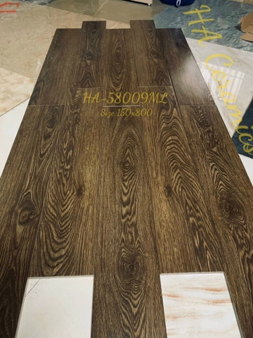 Gạch Vân Gỗ 15x80 Nhập khẩu Design Mlaysia HA-58009ML