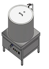 Nồi hầm 120L dùng điện