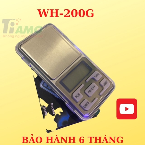 [Cân Nhà Bếp TIAMO] Cân nhà bếp WH-200G có trọng lượng 200G/0,1G thực phẩm siêu nhỏ, nhẹ, siêu tiện ích bảo hành 6 tháng