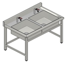 Chậu rửa thực phẩm đôi