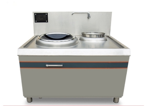 Bếp xào đơn kèm bầu nước điện từ công suất 8kw