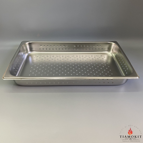 Khay 53x27x10 cm đục lỗ Sus 304