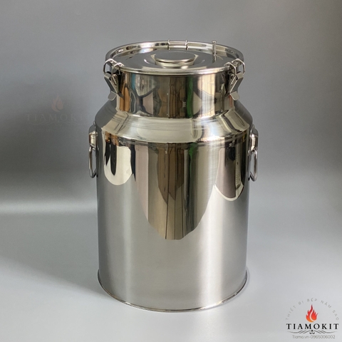 Bình bảo ôn 18 lít đựng sữa inox 304 có tay cầm, có vòi