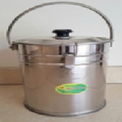 Xô có nắp khoá inox 304