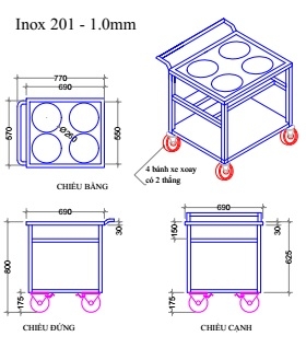 Xe đẩy gia vị
