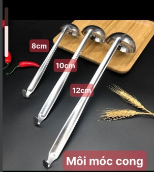 Muôi canh inox có móc