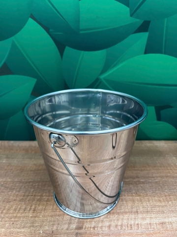 Xô inox 18cm