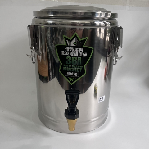 Bình Inox Đựng Nước Có Vòi 24L