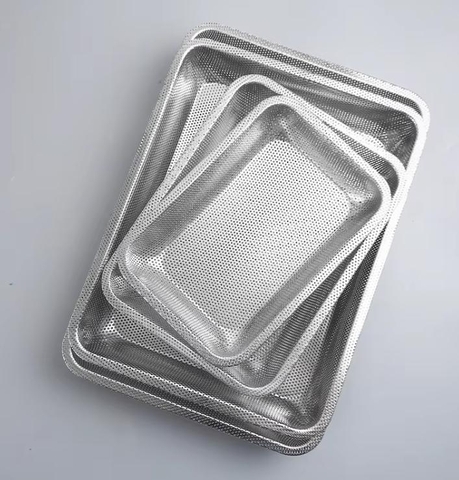 Khay đục siêu lỗ nhiều kích thước inox 201, 304
